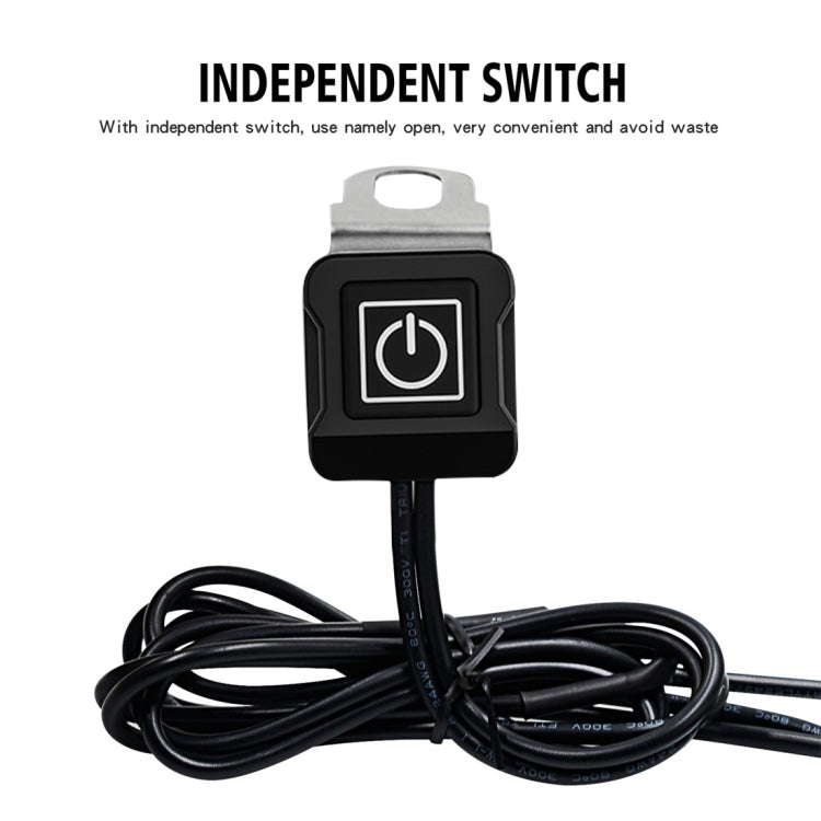 WUPP ZH-975A3 Motorcycle Aluminum Alloy Waterproof Mobile Phone Double QC3.0 Quick Charging Charger with Voltmeter(Silver)