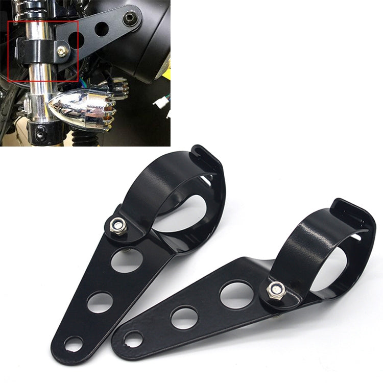 Motorcycle Headlight Holder Modification Accessories, Size:S (Black)
