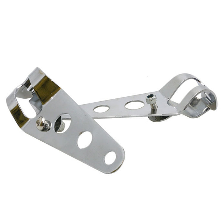 Motorcycle Headlight Holder Modification Accessories, Size:L (Silver)