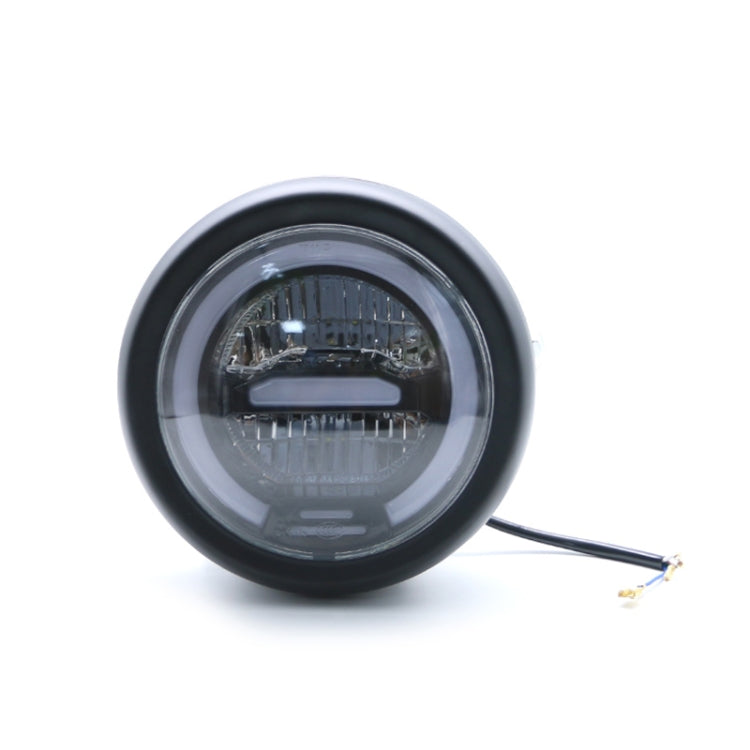 Motorcycle 5.75 inch Harley Headlight Retro Lamp LED Light Modification Accessories (White)