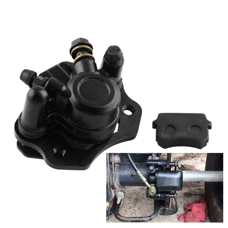 Right Side Modified Rear Brake Caliper for Motocycle / 50CC 70CC 90CC 110CC 125CC 150CC ATV Quad / Taotao Roketa (Black)