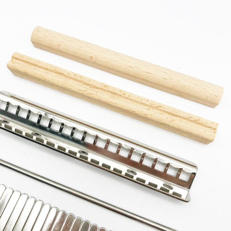 2 PCS 17 Tone Thumb Piano Keys Kalimba Pick Accessories Kit
