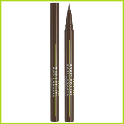 Maybelline Tattoo Liner Ink Pen - Pitch Brown: Long-lasting, Smudge-Proof Brown Eyeliner for Effortless Definition