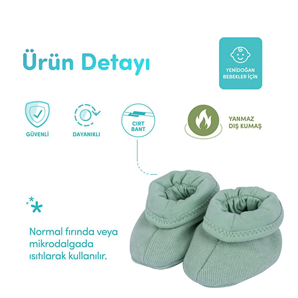Sevi Bebe Natural Cherry Pit Heating Pad for Baby Gas Relief - Ekru