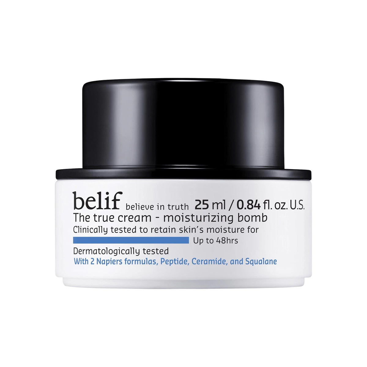 The True Cream Moisturizing Bomb with Peptide and Ceramide - Hydrating Moisturizer for Dry Skin