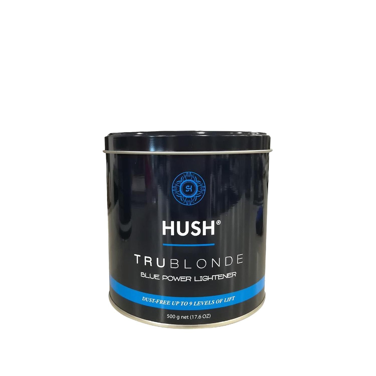 Hush Trublonde Blue High-Performance Hair Bleaching Powder 500g - Effective Hair Lightening Solution