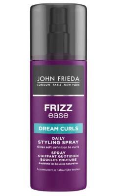 John Frieda Frizz-Ease Curl Enhancing Spray - Alcohol-Free, Heat Protectant Hair Styling Product