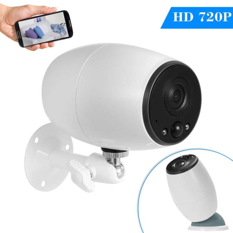 VESAFE VS-DC01 Security HD 720P Two-Way Audio Wireless Wifi IP Camera, Support Night Vision & PIR Detection & TF Card, IP54 Waterproof(White)