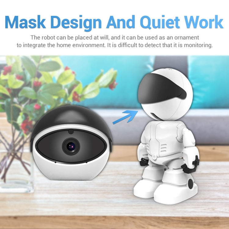 ESCAM PT205 HD 1080P Robot WiFi IP Camera, Support Motion Detection / Night Vision, IR Distance: 10m, US Plug