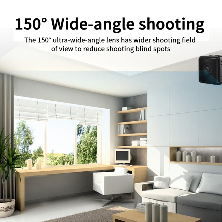 X6D HD 1080P Wireless Home Mini Surveillance Camera, Support Infrared Night Vision & Motion Detection & TF Card (White)