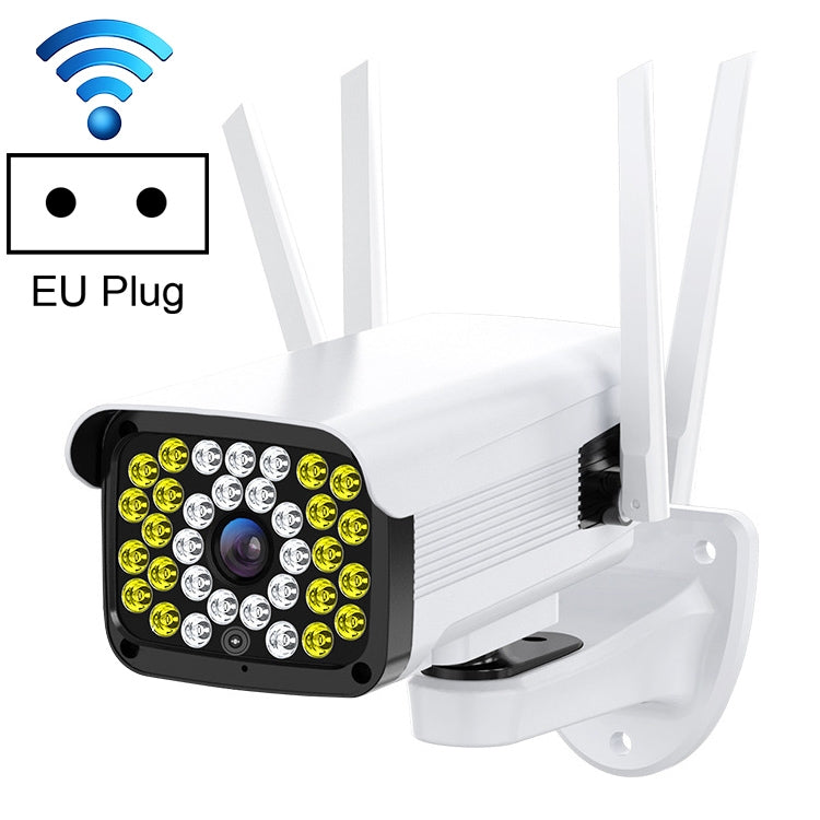 Difang DF-36Q Outdoor HD Surveillance IP Camera, Support Voice Intercom & Night Vision & Human Figure Detection & TF Card, WiFi + HD Fixed Version, EU Plug