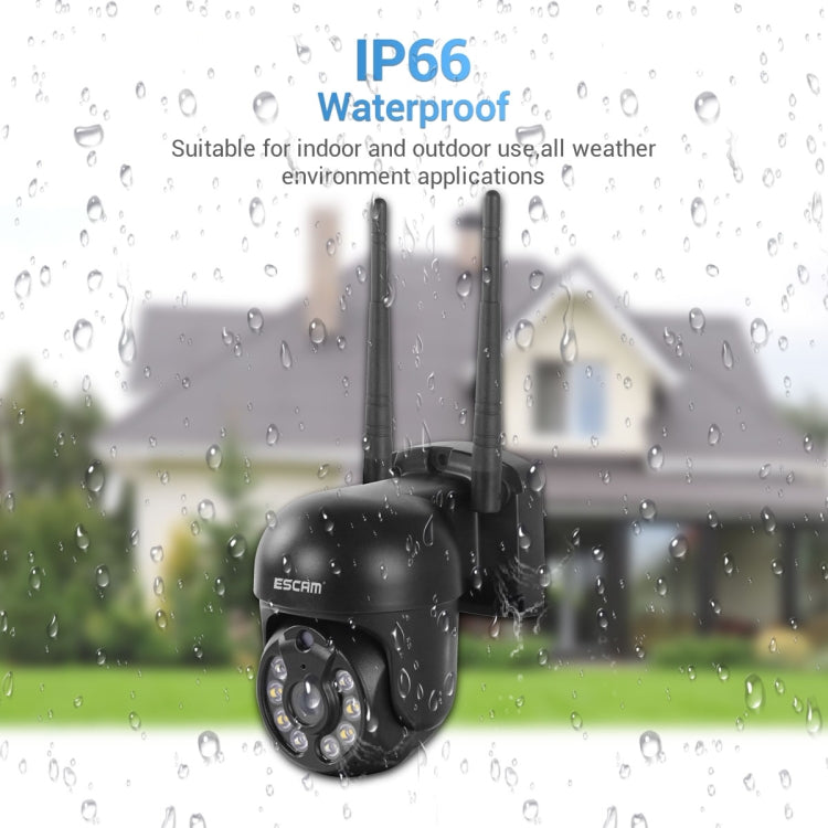 ESCAM WNK618 3.0 Million Pixels 8-channel Wireless Dome Camera HD NVR Security System, Support Motion Detection & Two-way Audio & Full-color Night Vision & TF Card, AU Plug