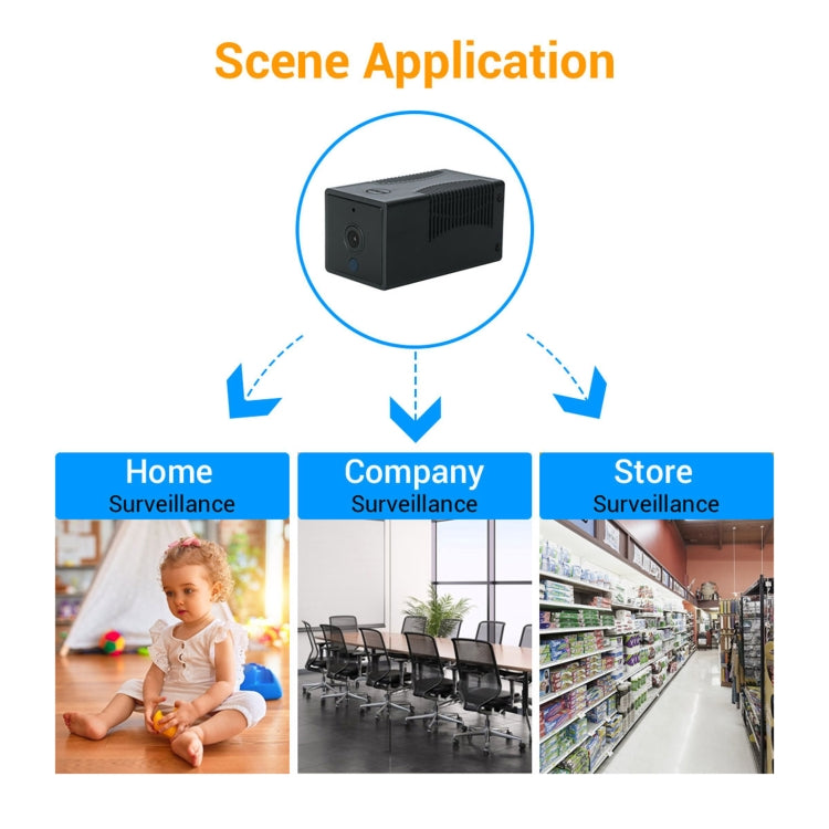 G17 2.0 Million Pixels HD 1080P Smart WiFi IP Camera, Support Night Vision & Two Way Audio & Motion Detection & TF Card, UK Plug