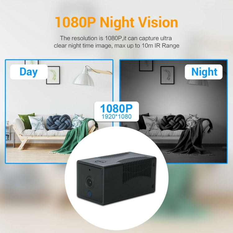 G17 2.0 Million Pixels HD 1080P Smart WiFi IP Camera, Support Night Vision & Two Way Audio & Motion Detection & TF Card, UK Plug
