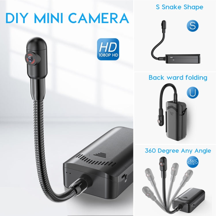 SG601 1080P HD WiFi Snake Tube Camera, Support Motion Detection, US Plug