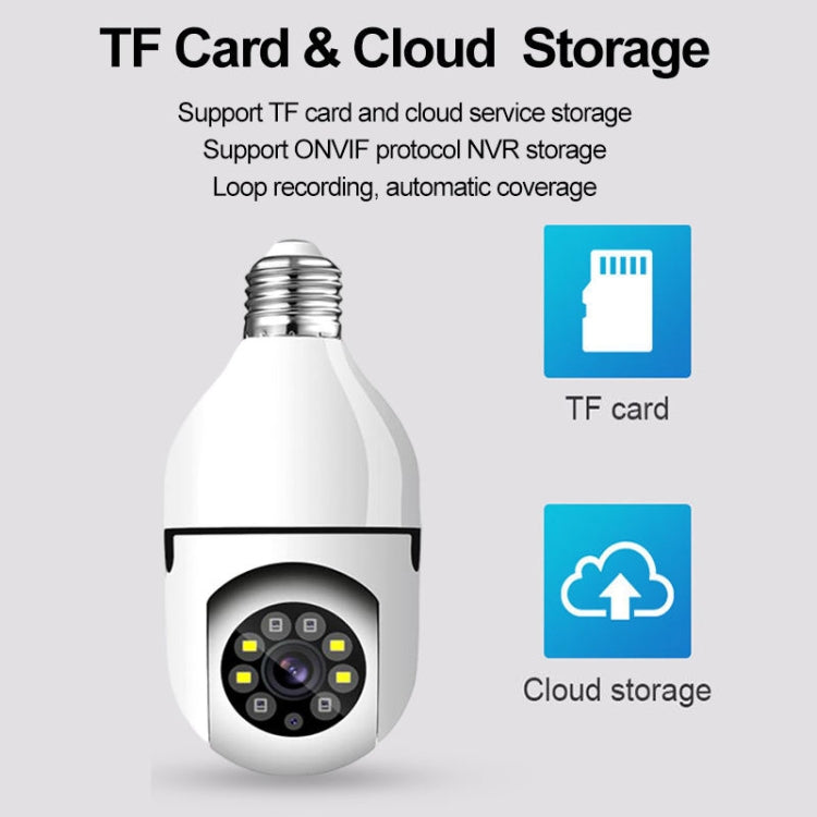 GA-C11 1080P 2MP 5G Dual Frequency Two-way Voice Intercom Bulb Camera (White)