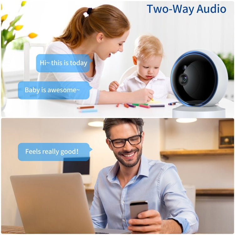 YT50-2 3.0MP 360 Rotation IP Camera WiFi Smart Security Camera, Support TF Card / Two-way Audio / Motion Detection / Night Vision(AU Plug)