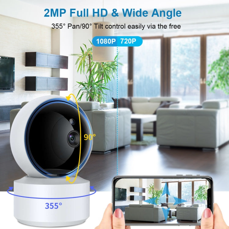YT50-2 3.0MP 360 Rotation IP Camera WiFi Smart Security Camera, Support TF Card / Two-way Audio / Motion Detection / Night Vision(AU Plug)