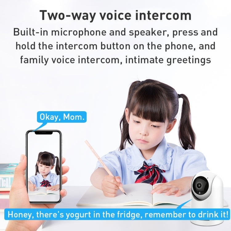 YT64 ICSEE 1080P Pan-tilt WiFi Smart IP Camera, Support TF Card / Two-way Audio / Motion Detection / Night Vision(AU Plug)