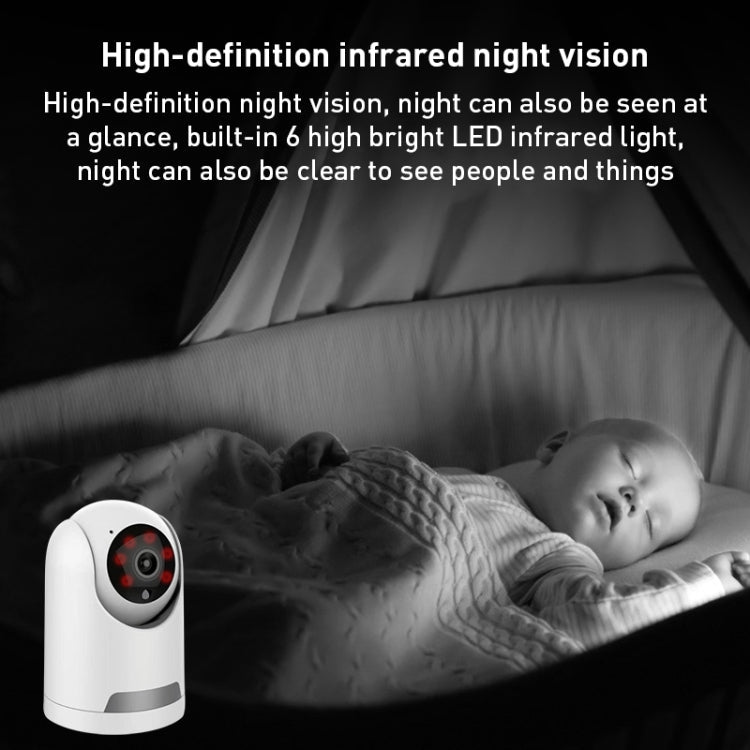 YT64 ICSEE 1080P Pan-tilt WiFi Smart IP Camera, Support TF Card / Two-way Audio / Motion Detection / Night Vision(UK Plug)