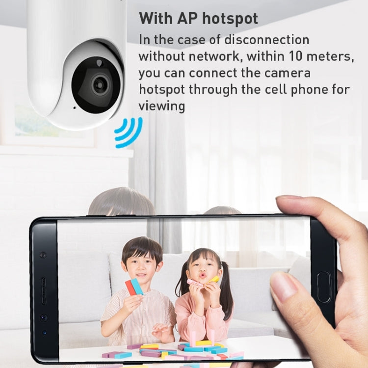 YT64 ICSEE 1080P Pan-tilt WiFi Smart IP Camera, Support TF Card / Two-way Audio / Motion Detection / Night Vision(EU Plug)