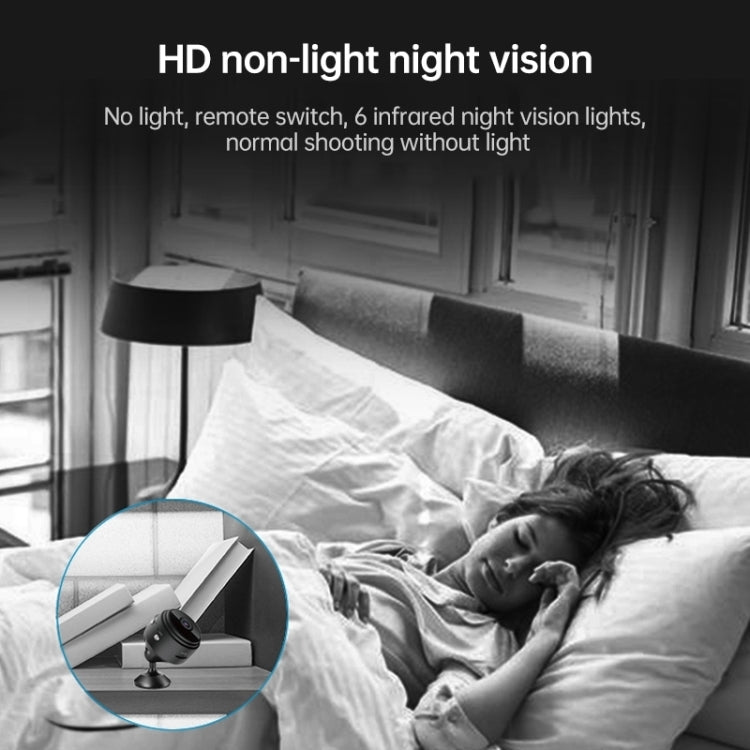 A9 1080P WiFi Wireless Network Camera Wide-angle Recorder (Black)