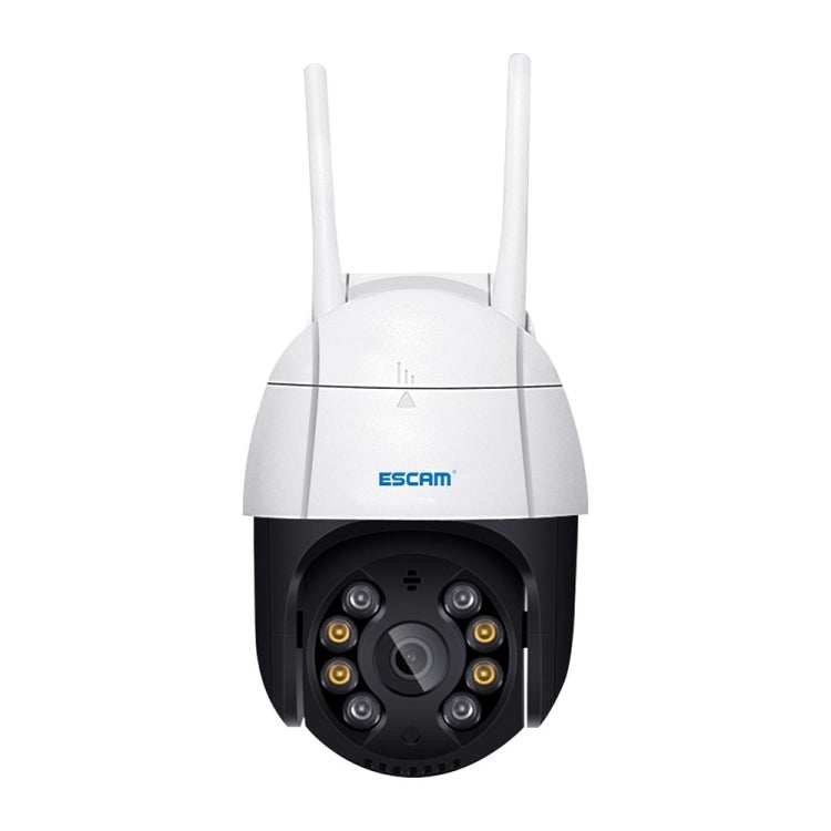 ESCAM QF218 1080P Pan / Tilt AI Humanoid Detection IP66 Waterproof WiFi IP Camera, Support ONVIF / Night Vision / TF Card / Two-way Audio, UK Plug