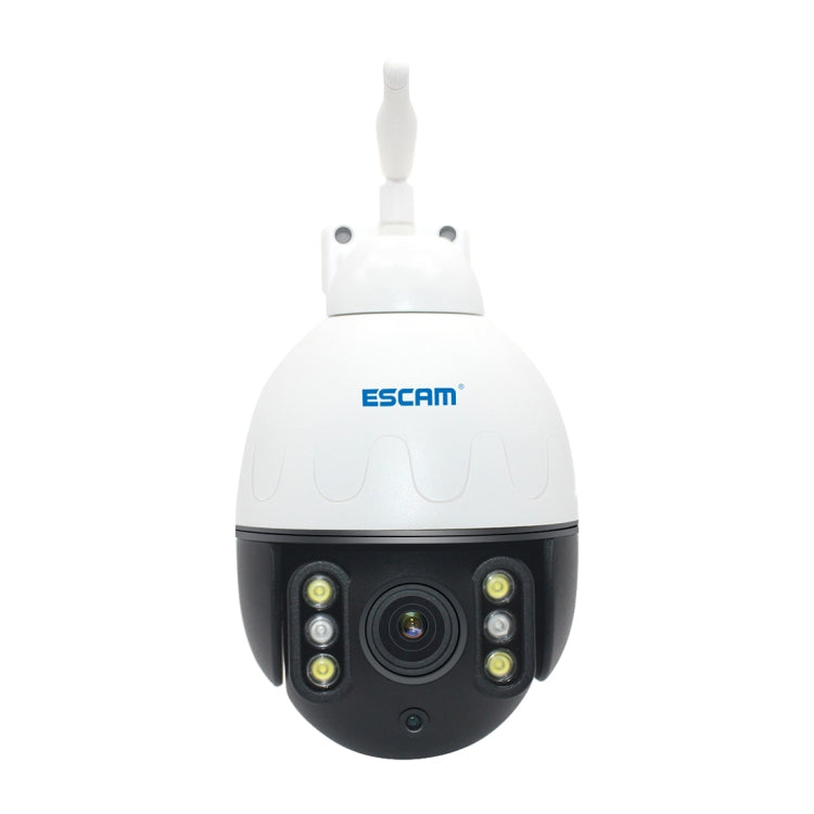 ESCAM Q5068 H.265 5MP Pan / Tilt / 4X Zoom WiFi Waterproof IP Camera, Support ONVIF Two Way Talk & Night Vision, US Plug