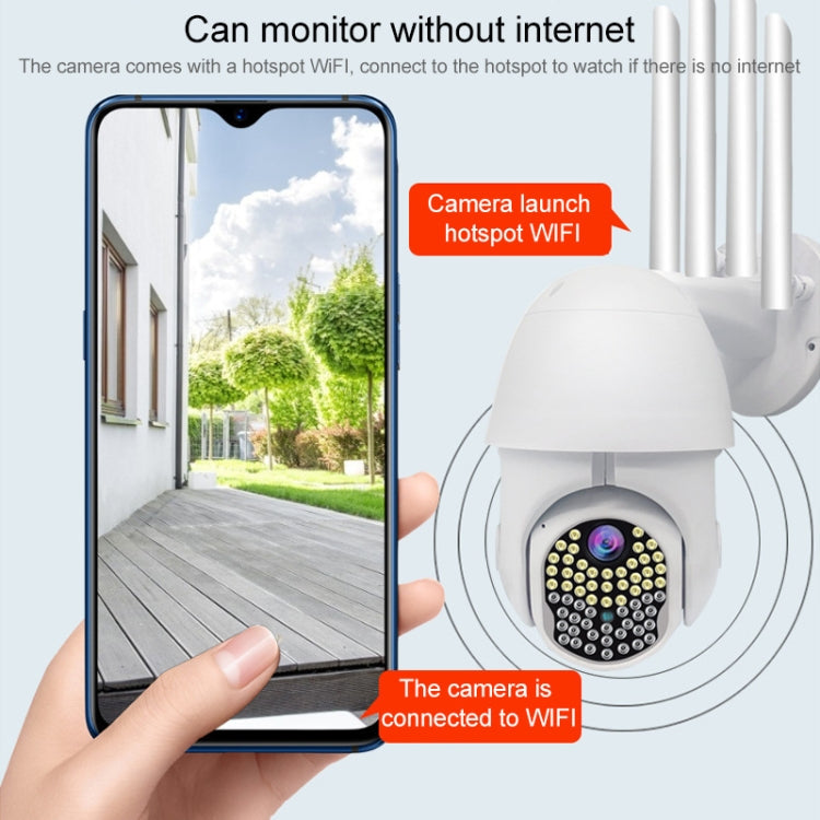AL-63 2.0 Million Pixels 1080P HD WiFi IP Camera, Support Night Vision & Motion Detection & Two-way Intercom & TF Card, US Plug