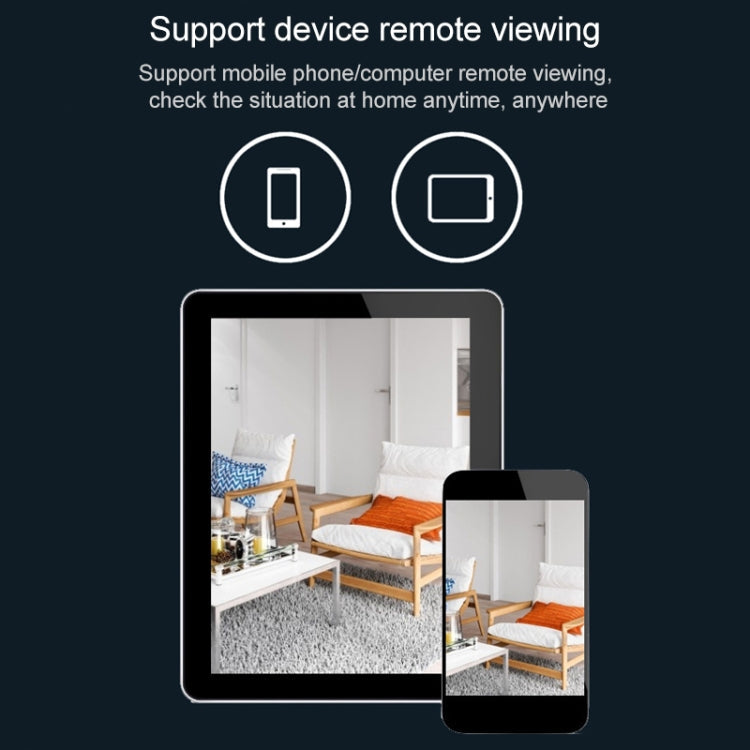 AL-63 2.0 Million Pixels 1080P HD WiFi IP Camera, Support Night Vision & Motion Detection & Two-way Intercom & TF Card, UK Plug