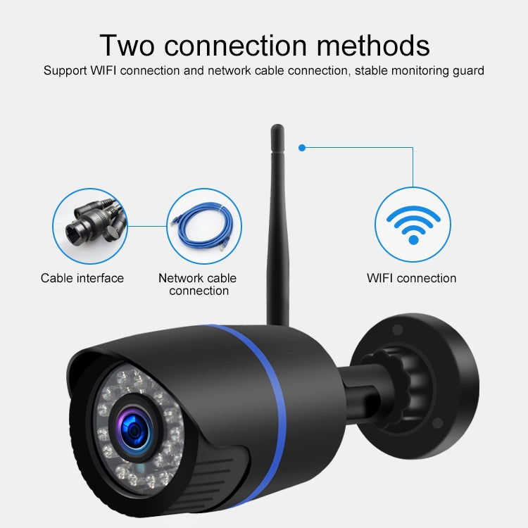 Q4 2.0 Million Pixels 1080P HD Wireless IP Camera, Support Motion Detection & Two-way Audio & Infrared Night Vision & TF Card, UK Plug