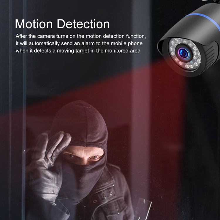 Q4 2.0 Million Pixels 1080P HD Wireless IP Camera, Support Motion Detection & Two-way Audio & Infrared Night Vision & TF Card, EU Plug