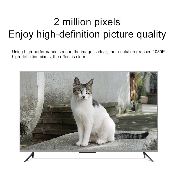 Q4 2.0 Million Pixels 1080P HD Wireless IP Camera, Support Motion Detection & Two-way Audio & Infrared Night Vision & TF Card, AU Plug