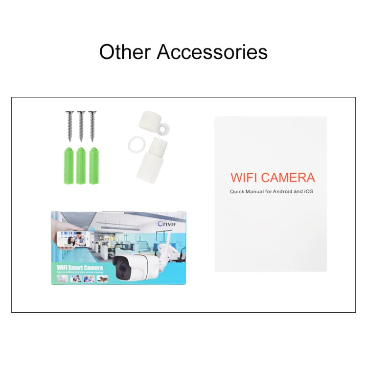 Q8 1080P HD Wireless IP Camera, Support Motion Detection & Infrared Night Vision & TF Card, UK Plug