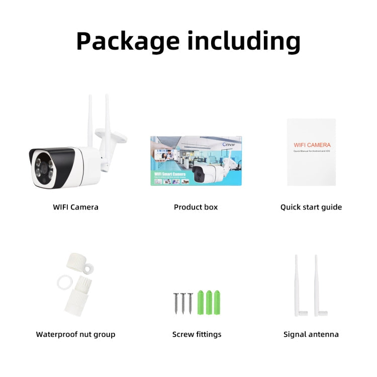 Q29 1080P HD Wireless IP Camera, Support Motion Detection & Infrared Night Vision & TF Card, UK Plug