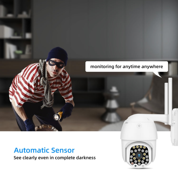 QX18 1080P HD WiFi IP Camera, Support Night Vision & Motion Detection & Two Way Audio & TF Card, UK Plug