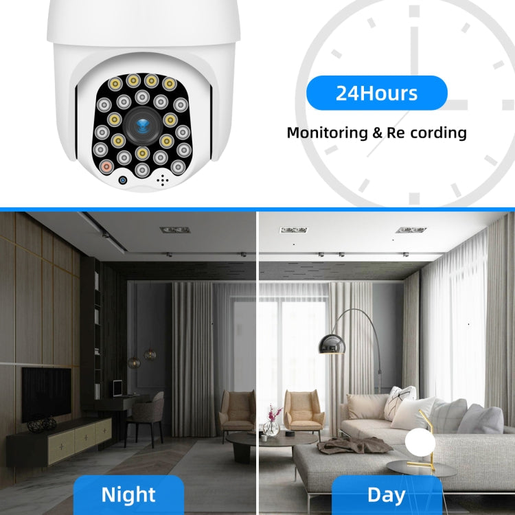 QX18 1080P HD WiFi IP Camera, Support Night Vision & Motion Detection & Two Way Audio & TF Card, US Plug