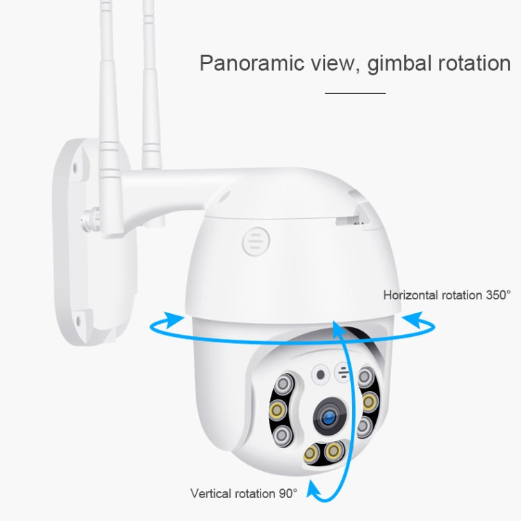 QX21 1080P HD WiFi IP Camera, Support Night Vision & Motion Detection & Two Way Audio & TF Card, AU Plug