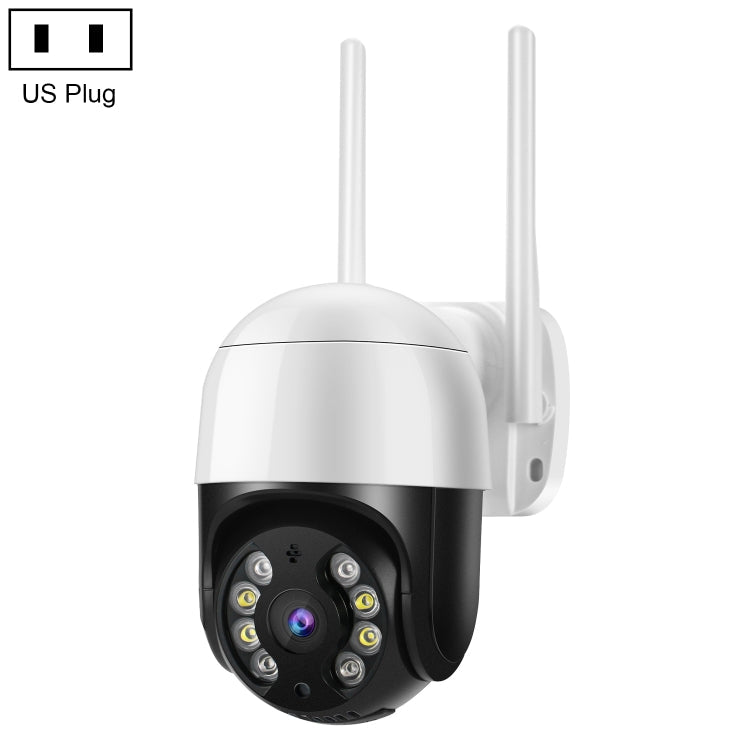 QX29 3.0MP HD WiFi IP Camera, Support Night Vision & Motion Detection & Two Way Audio & TF Card, US Plug