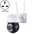 QX47 3.0 Million Pixels 1080P HD Wireless IP Camera, Support Motion Detection & Infrared Night Vision & TF Card(UK Plug)