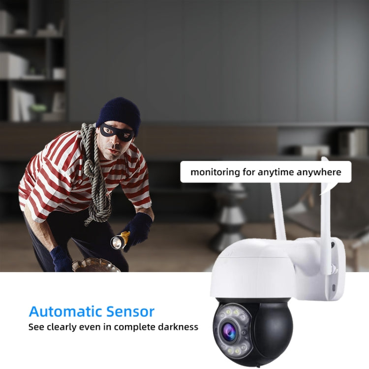 QX47 3.0 Million Pixels 1080P HD Wireless IP Camera, Support Motion Detection & Infrared Night Vision & TF Card(US Plug)