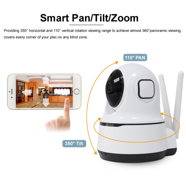 PAF200 2MP 1080P HD Wireless IP Camera, Support Motion Detection & Infrared Night Vision & TF Card(AU Plug)