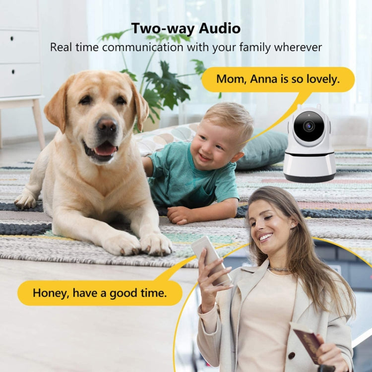 PAF200 2MP 1080P HD Wireless IP Camera, Support Motion Detection & Infrared Night Vision & TF Card(US Plug)