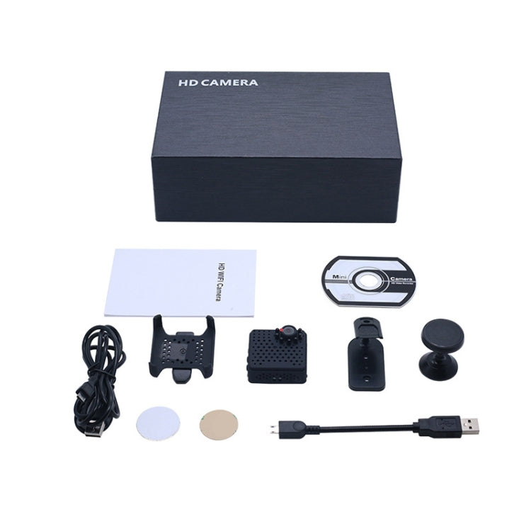 W18 1080P HD WiFi Smart Mini Security Camera, Support 155 Degrees Wide Angle & Motion Detection & Infrared Night Vision & TF Card