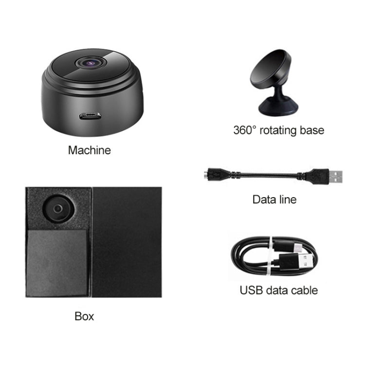 A9+ 1080P WiFi Remote Wireless Camera, Support Night Vision & Motion Detection & TF Card, Broadcom Bluetooth Solution(White)