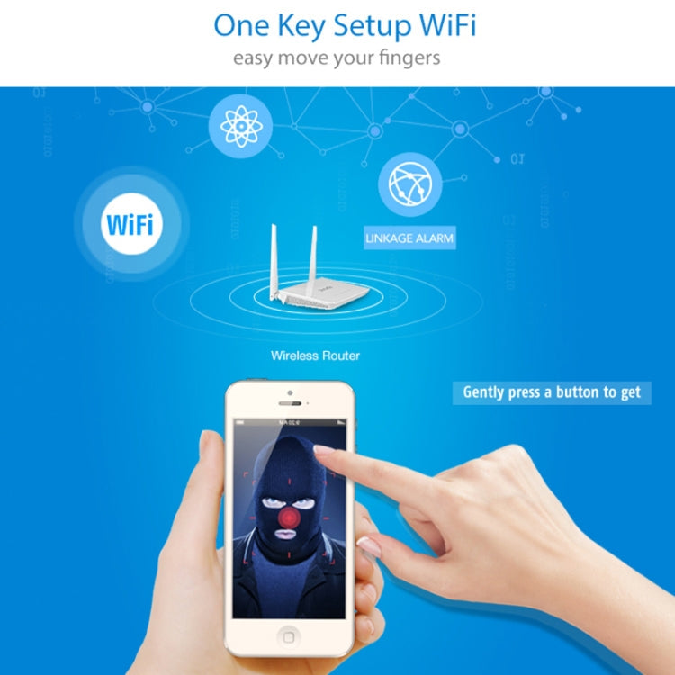 NEO NIP-55AI Indoor WiFi IP Camera, with IR Night Vision & Multi-angle Monitor & Mobile Phone Remote Control
