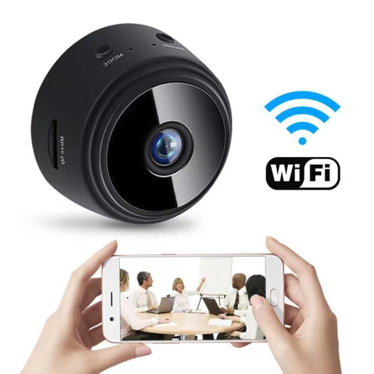 A9 1080P WiFi IP Action Camera Mini DV(Black)