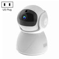 ZAS-5G01 1080P Home 5G WiFi Dual-band Panoramic Camera, Support IR Night Vision & TF Card Slot & AP Hot Spot & Designated Alarm Area, US Plug