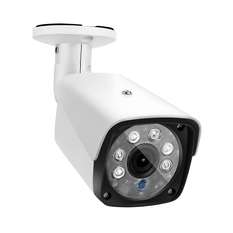 633W / A 3.6mm Lens 1500 TVL CCTV DVR Surveillance System IP66 Weatherproof Indoor Security Bullet Camera with 6 LED Array, Support Night Vision(White)