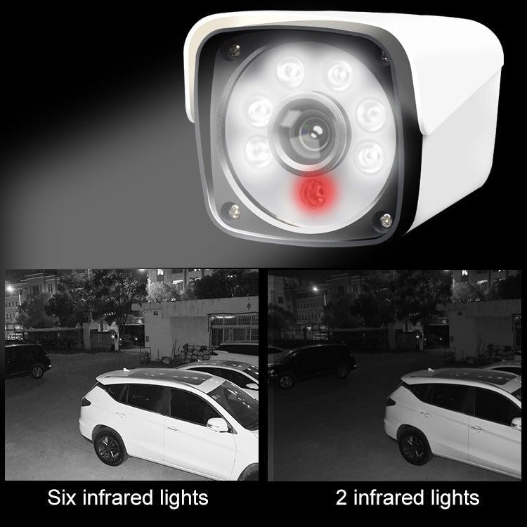 633H2 / IP POE (Power Over Ethernet) 1080P IP Camera Home Security Surveillance Camera, IP66 Waterproof, Support Night Vision & Phone Remote View(White)